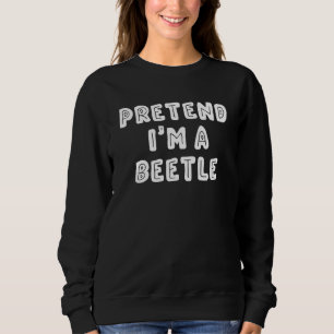 Camiseta Fingir que sou um besouro no dia das bruxas do últ