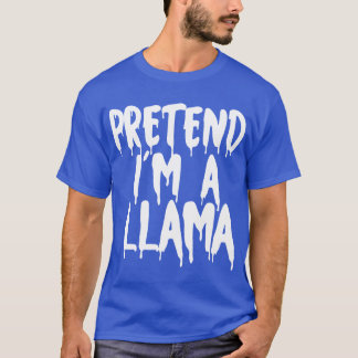 Camiseta Fingir Que Sou Um Casal Llama De Halloween Figurum