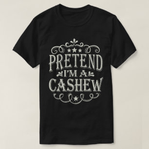 Camiseta Fingir que sou um Cashew Fácil Fodora de Halloween