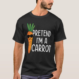 Camiseta Fingir que sou um Cenoura