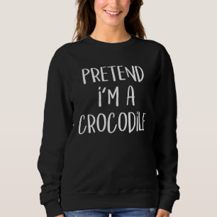 Camiseta Fingir Que Sou Um Crocodilo Costume Funny Animal H
