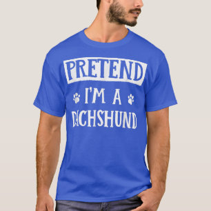 Camiseta Fingir que sou um "Dachshund Halloween Outfit Cos"