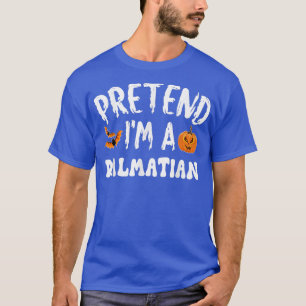 Camiseta Fingir Que Sou Um Dalmaciano Homens De Festas De H
