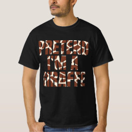 Camiseta Fingir que sou um Dia de as Bruxas engraçado de Gi