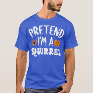 Camiseta Fingir Que Sou Um Esquilo De Figurino De Halloween