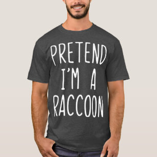 Camiseta Fingir Que Sou Um Fácil Fácil De Costume De Raio
