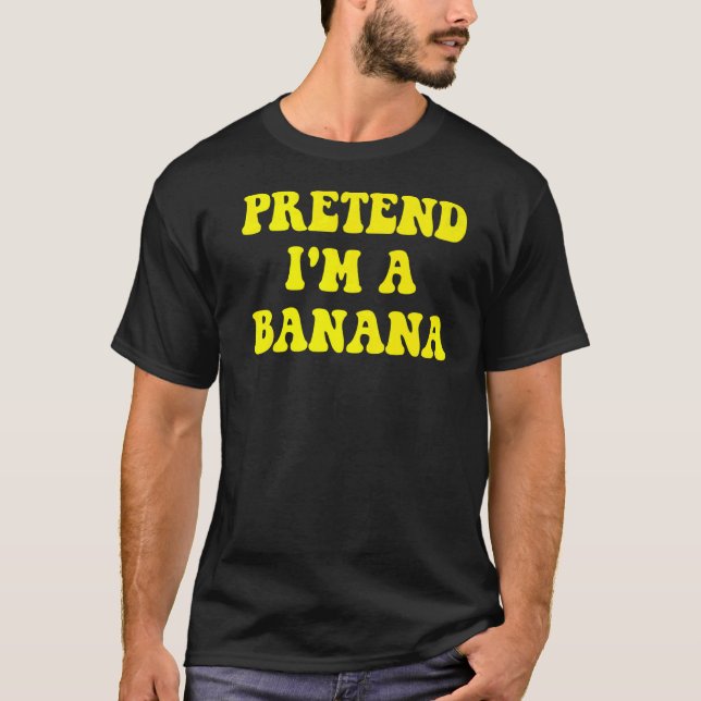 Camiseta Fingir que sou um falso fantasma de Halloween preg (Frente)