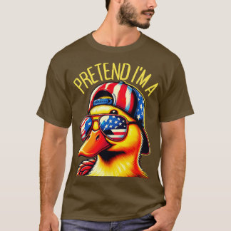 Camiseta Fingir Que Sou Um Homem Design Homens Homens Crian