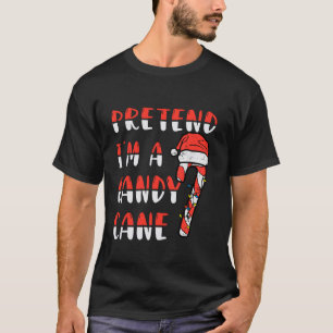 Camiseta Fingir que sou um Papai noel de Candy Cane Crew Ch