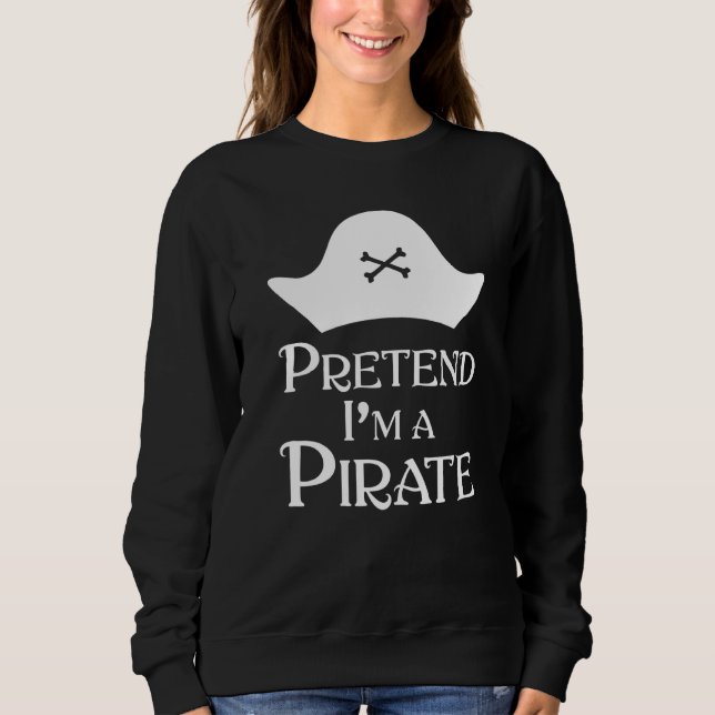 Camiseta Fingir Que Sou Um Pirata (Frente)