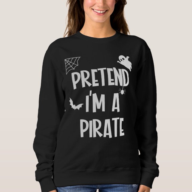 Camiseta Fingir Que Sou Um Pirata (Frente)