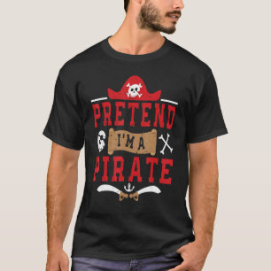 Camiseta Fingir Que Sou Um Preguiçoso Preguiçoso Preguiçoso