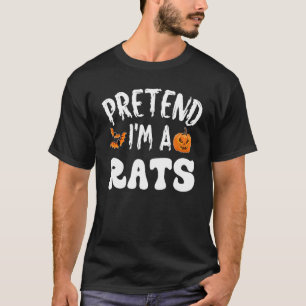 Camiseta Fingir que sou um Ratazeiro de Figurino do Dia das