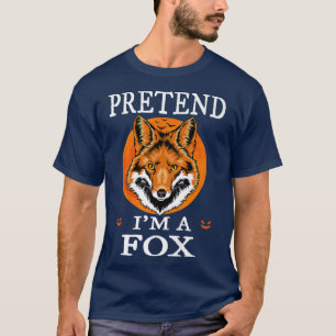 Camiseta Fingir Que Sou Um Tóon Engraçado Fosume De Hallowe