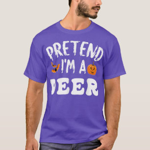 Camiseta Fingir Que Sou Um Vestido De Dia Das Bruxas Homens