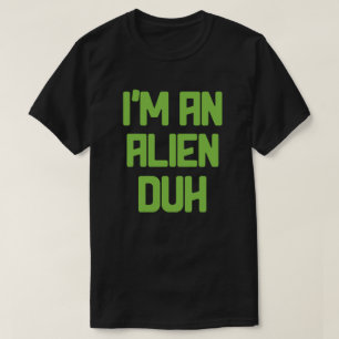 Camiseta Fingir que sou uma Alienígena Festa de Figurino de