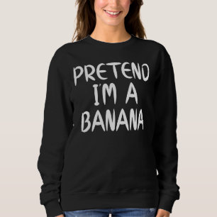 Camiseta Fingir que sou uma Banana, fantasia de Halloween d