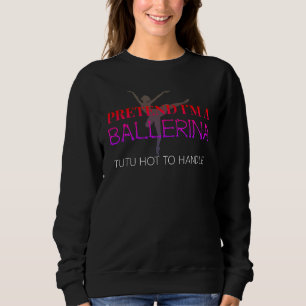 Camiseta Fingir que sou uma fantasia de Ballerina Halloween