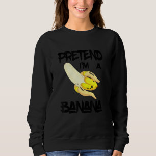 Camiseta Fingir que sou uma fantasia de banana no dia das b