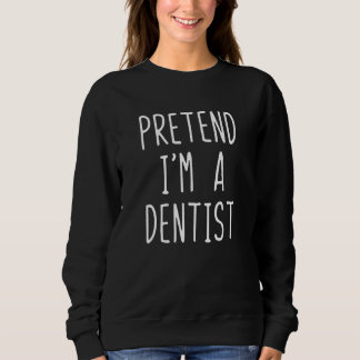 Camiseta Fingir Que Sou Uma Fantasia De Dentista Halloween 