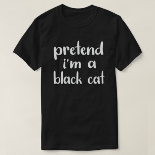 Camiseta Fingir que sou uma fantasia de Dia das Bruxas de G