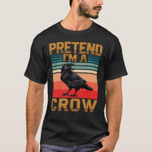 Camiseta Fingir que sou uma fantasia de Dia das Bruxas Fáci