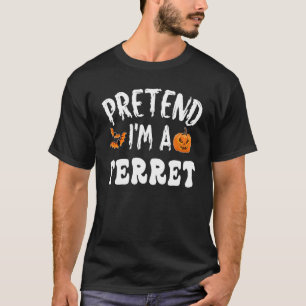 Camiseta Fingir que sou uma fantasia de Dia das Bruxas Ferr