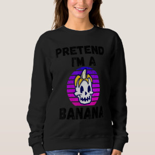 Camiseta Fingir que sou uma fantasia de Dia das Bruxas preg