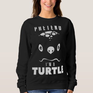 Camiseta Fingir que sou uma fantasia de Dia das Tartarugas