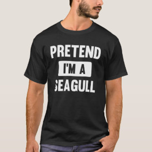Camiseta Fingir que sou uma fantasia de Halloween de Seagul