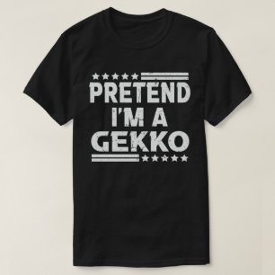 Camiseta Fingir que sou uma fantasia de Halloween fácil de