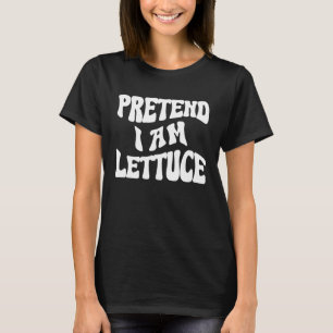 Camiseta Fingir que sou uma fantasia de Halloween preguiços