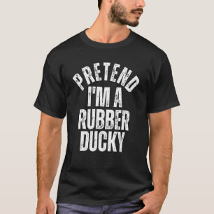 Camiseta Fingir que sou uma fantasia de Halloween preguiços