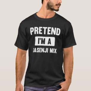 Camiseta Fingir que sou uma fantasia do Dia das Bruxas de B