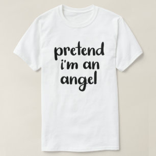 Camiseta Fingir que sou uma fantasia fácil de Halloween de 