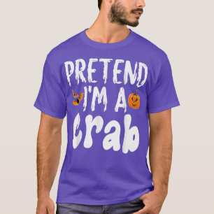 Camiseta Fingir Que Sou Uma Festa De Costume De Halloween D