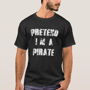 Camiseta Fingir que sou uma Festa de Dia de as Bruxas engra