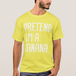 Camiseta Fingir que sou uma Festa de Dia de as Bruxas engra