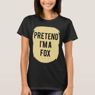 Camiseta Fingir que sou uma Festa de Dia de as Bruxas engra