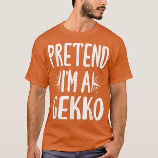 Camiseta Fingir que sou uma festa de fantasia de Dia de as