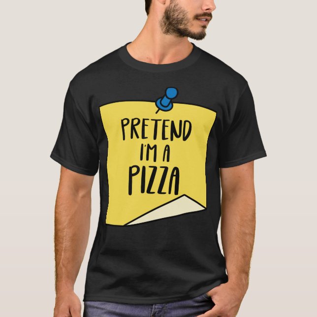 Camiseta Fingir que sou uma festa de fantasia do dia das br (Frente)