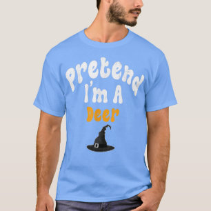 Camiseta Fingir Que Sou Uma Festa De Festa De Halloween De