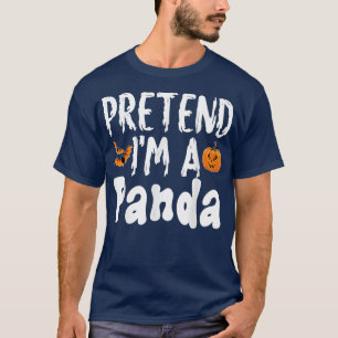 Camiseta Fingir Que Sou Uma Festa De Figurino De Halloween