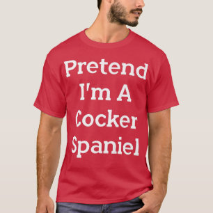 Camiseta Fingir que sou uma festeira de fantasia de coquete