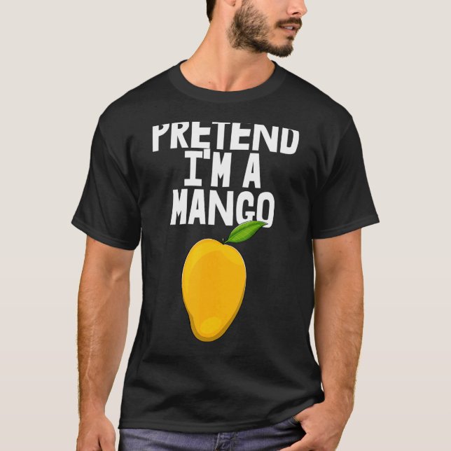 Camiseta Fingir que sou uma manga a abater o amor da Fruta  (Frente)