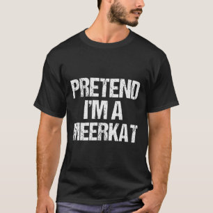 Camiseta Fingir que sou uma parte do Dia de as Bruxas engra