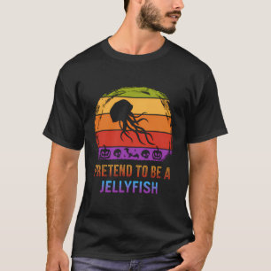 Camiseta Fingir Ser Um Figurino Do Dia Das Bruxas De Água-V