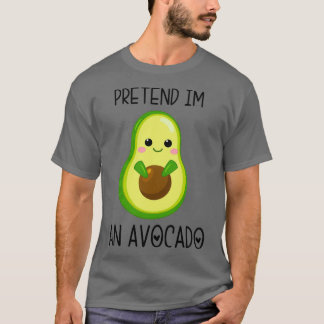 Camiseta Fingir um abacate 10