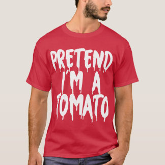 Camiseta Fingir Um Casal De Tomate Halloween Figurume Hall