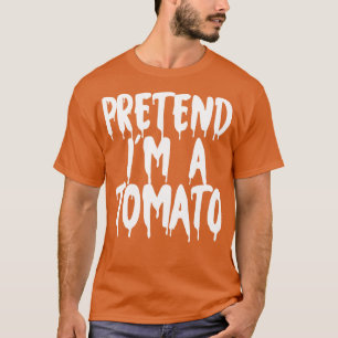 Camiseta Fingir Um Casal De Tomate Halloween Figurume Hall